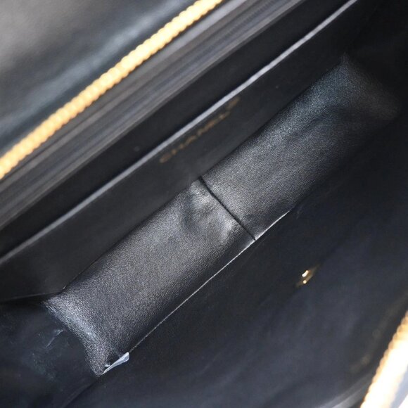 CHANEL CC Matelasse Chain Backpack Bag Patent Leather Black GHW Vintage 898RF602 - Picture 12 of 16